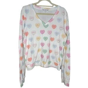Wildfox Women's Valentine's Sweetheart Jumper Size M